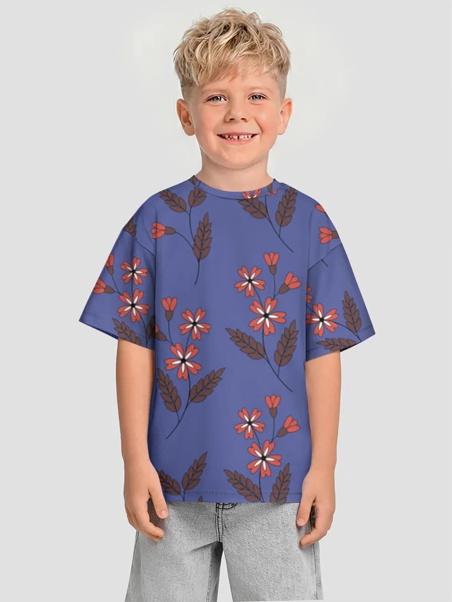 Camiseta Oversize de Algodón Niño