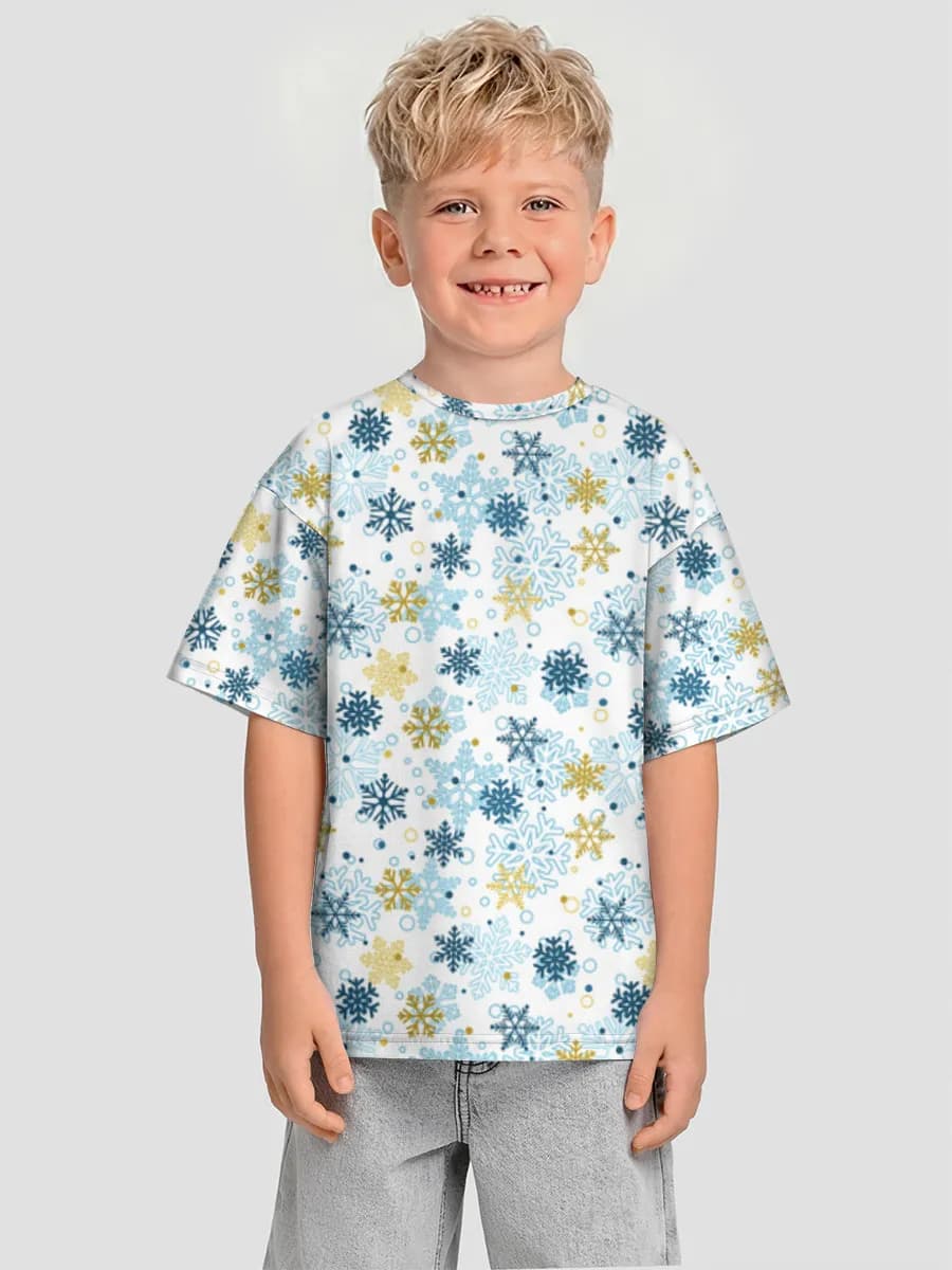 男の子 ビッグシルエット コットンTシャツ