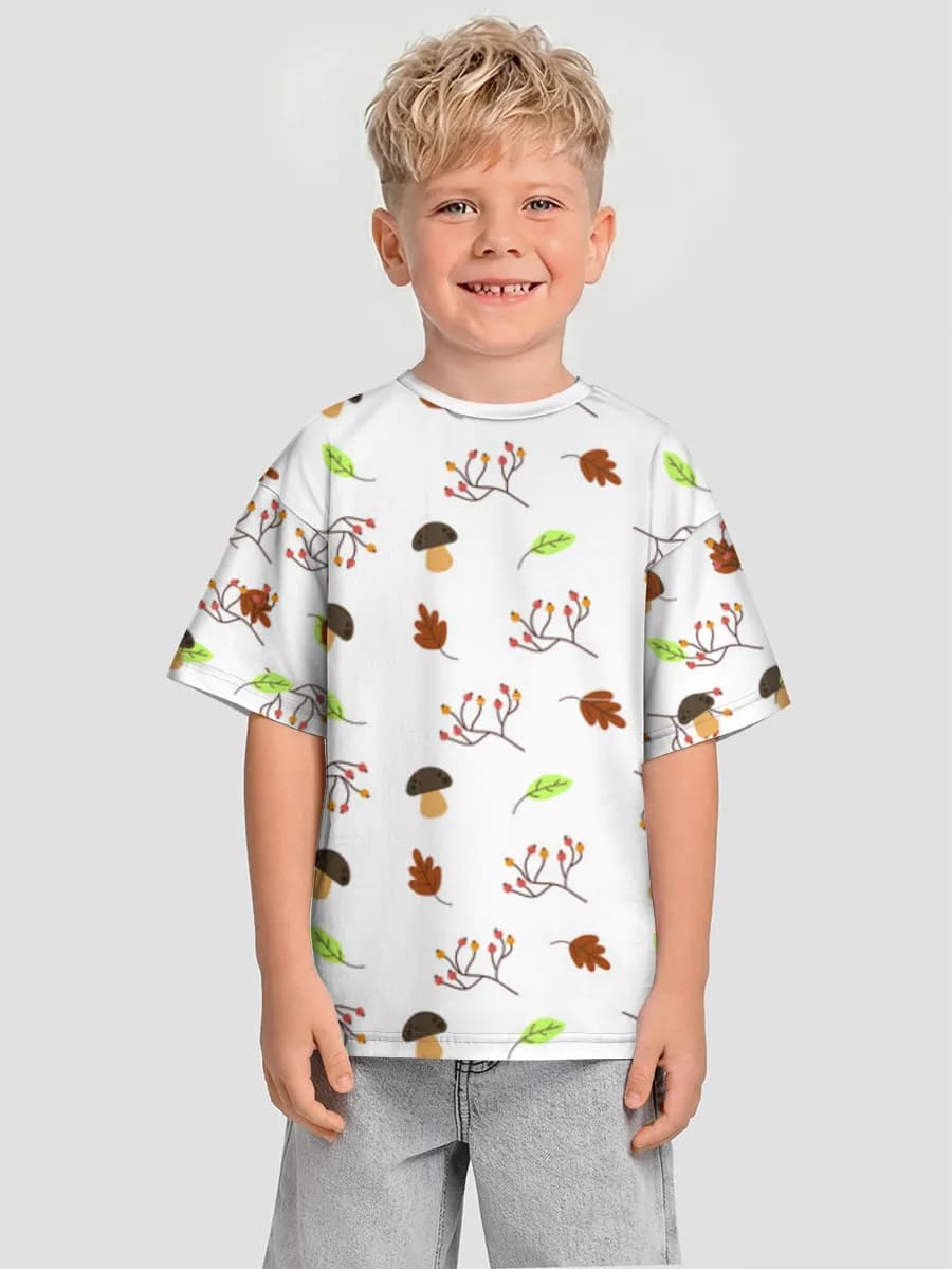 Camiseta Oversize de Algodón Niño