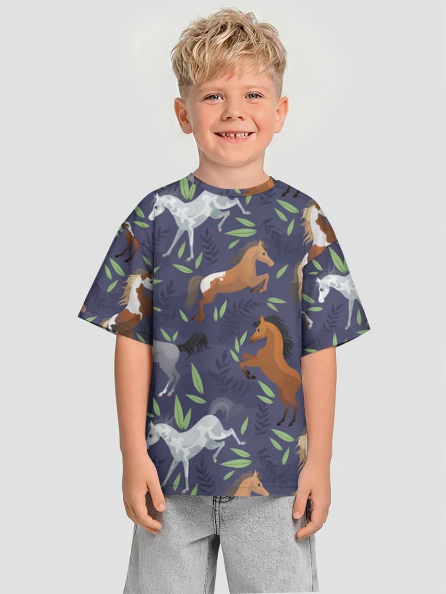 Camiseta Oversize de Algodón Niño