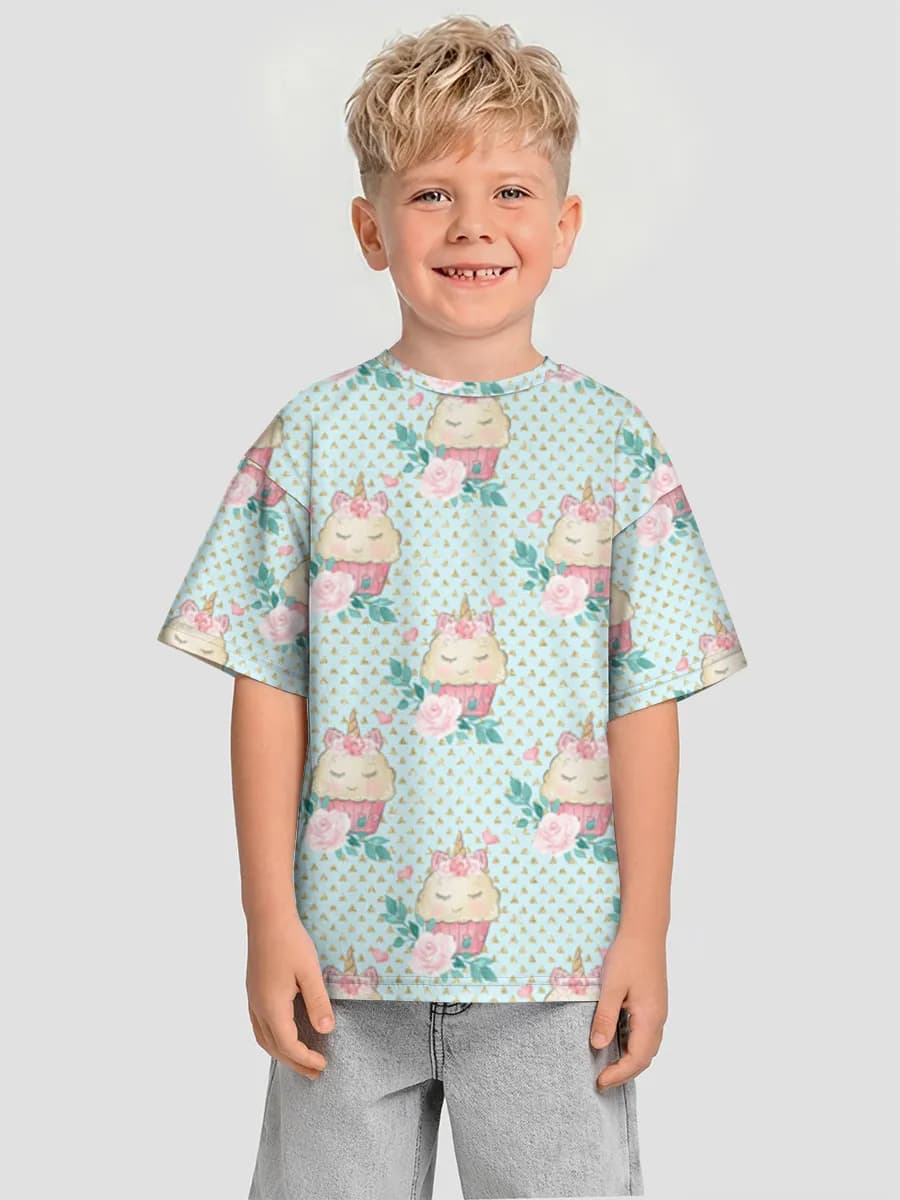 T-shirt coton oversize garçon