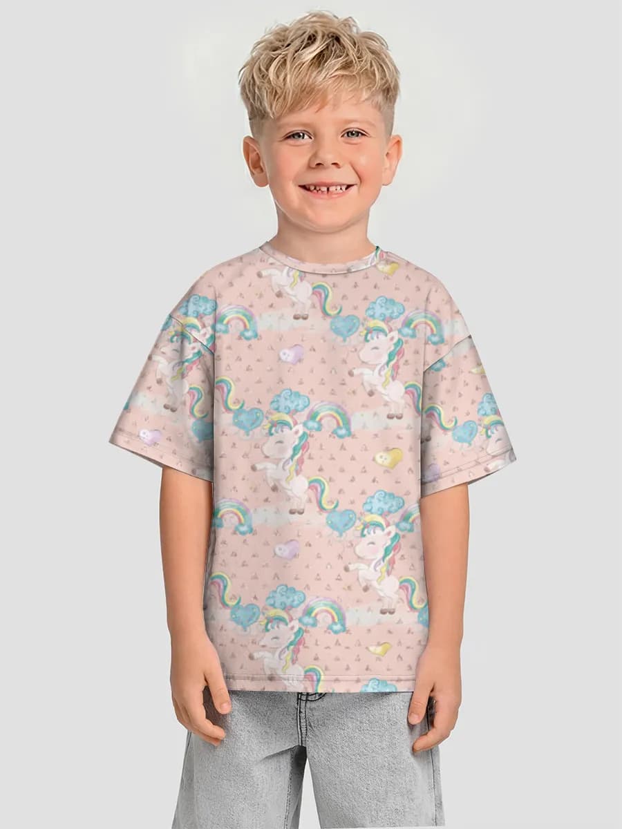 T-shirt coton oversize garçon