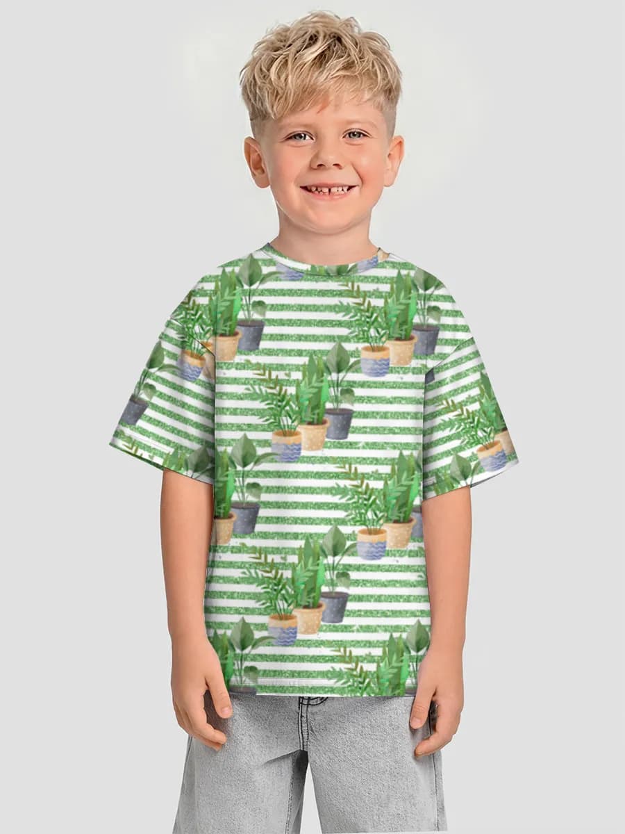 Camiseta Oversize de Algodón Niño