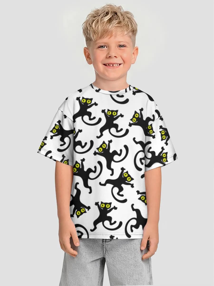 T-shirt coton oversize garçon