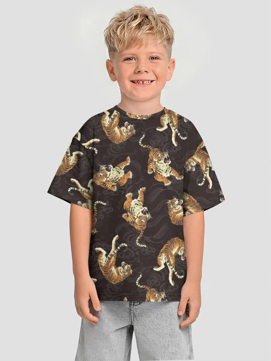 T-shirt coton oversize garçon