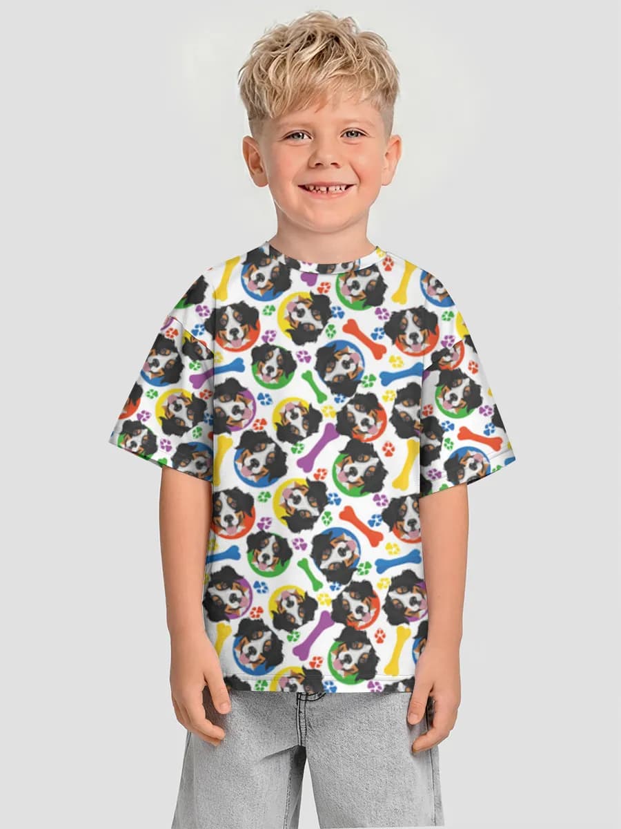 T-shirt coton oversize garçon