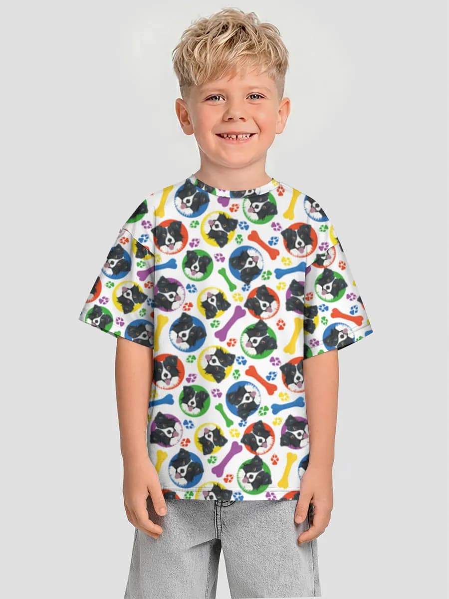 Camiseta Oversize de Algodón Niño
