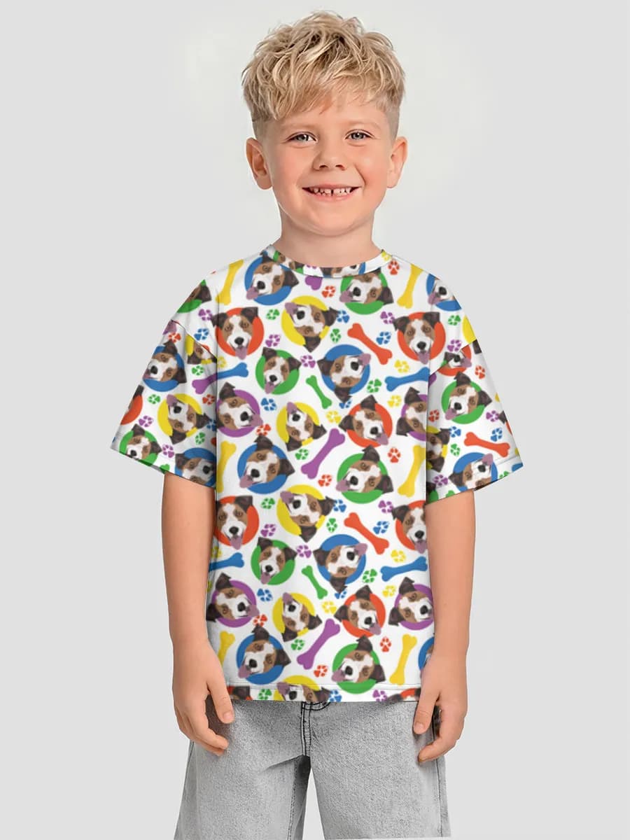 Camiseta Oversize de Algodón Niño