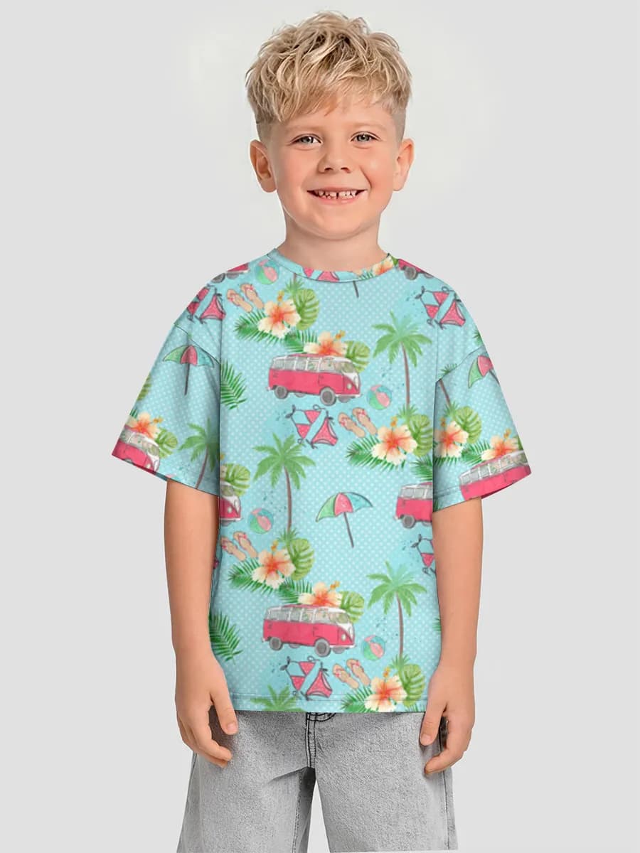 Camiseta Oversize de Algodón Niño