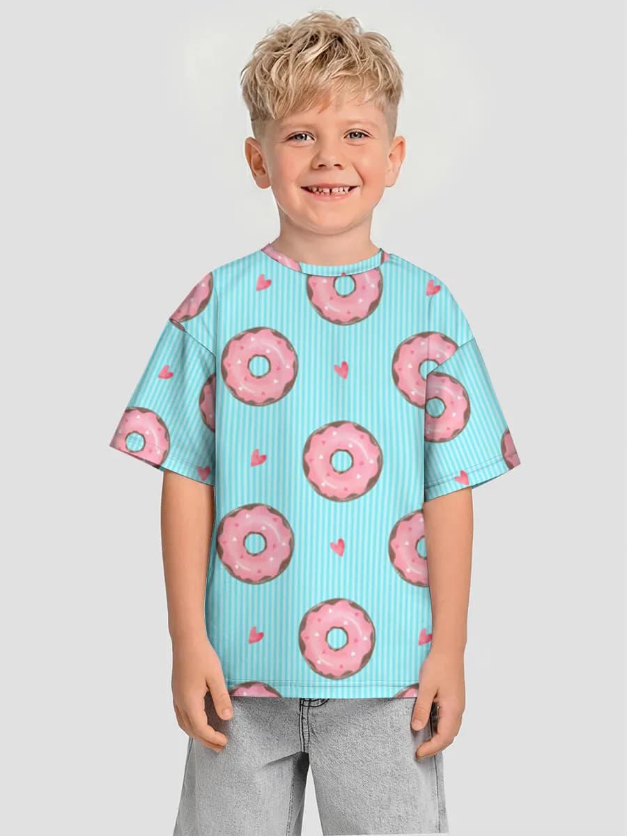 Camiseta Oversize de Algodón Niño