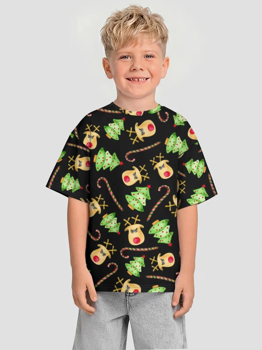 T-shirt coton oversize garçon