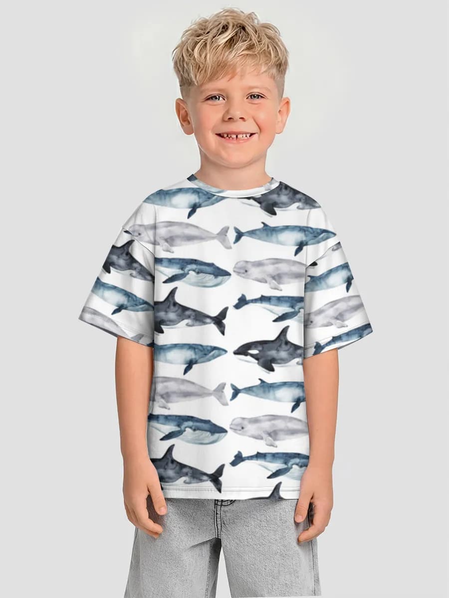 T-shirt coton oversize garçon