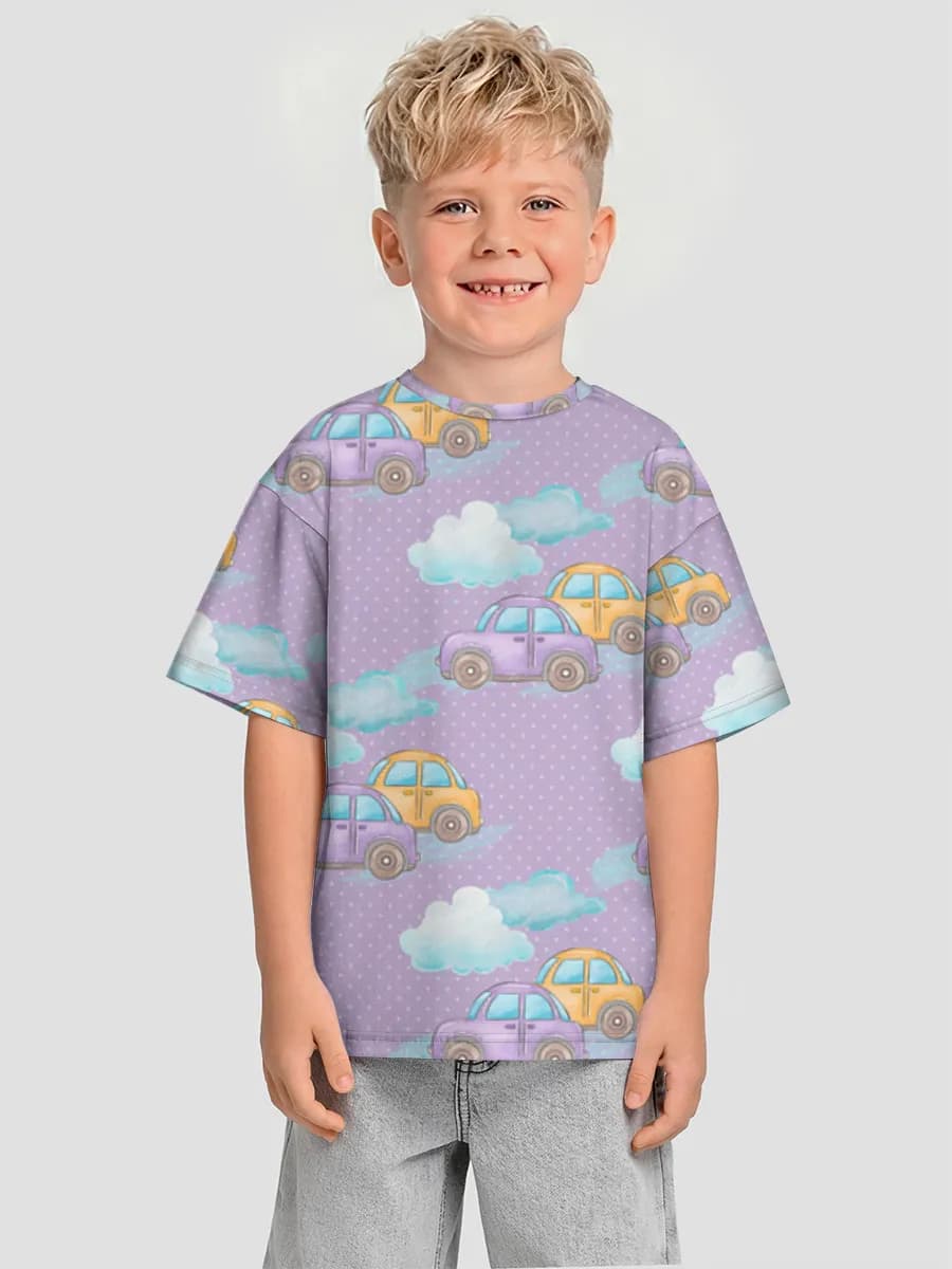 T-shirt coton oversize garçon