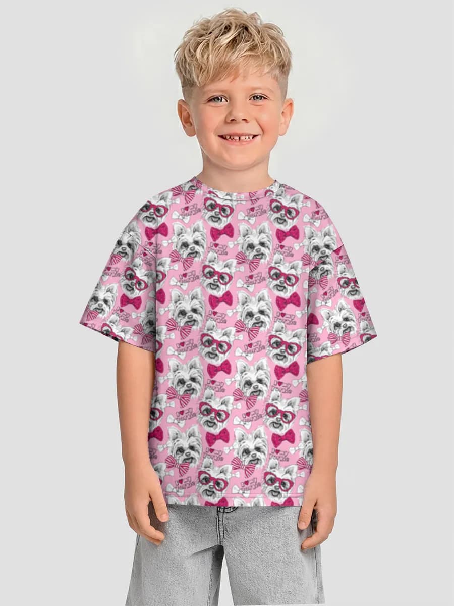 Camiseta Oversize de Algodón Niño