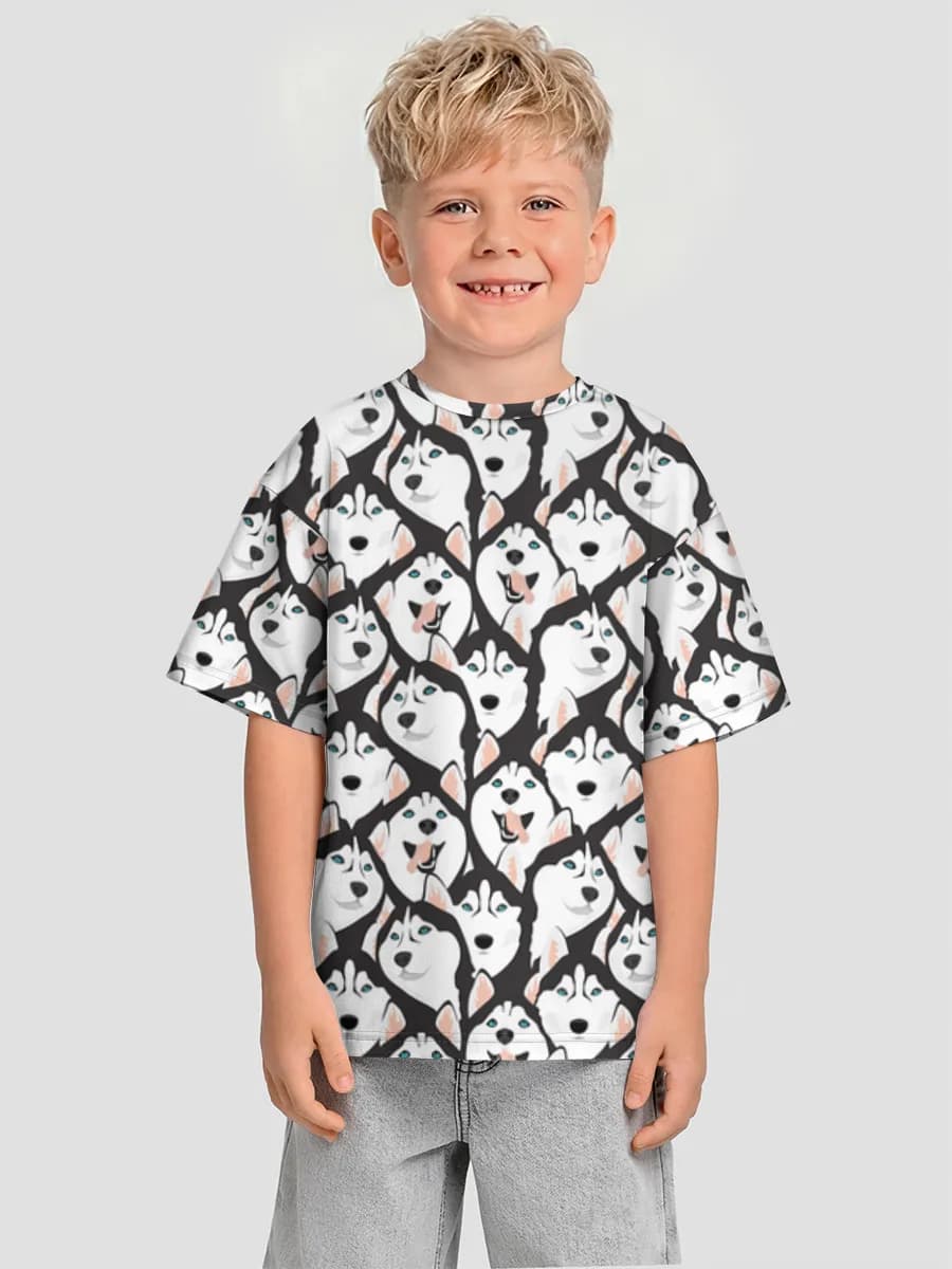T-shirt coton oversize garçon