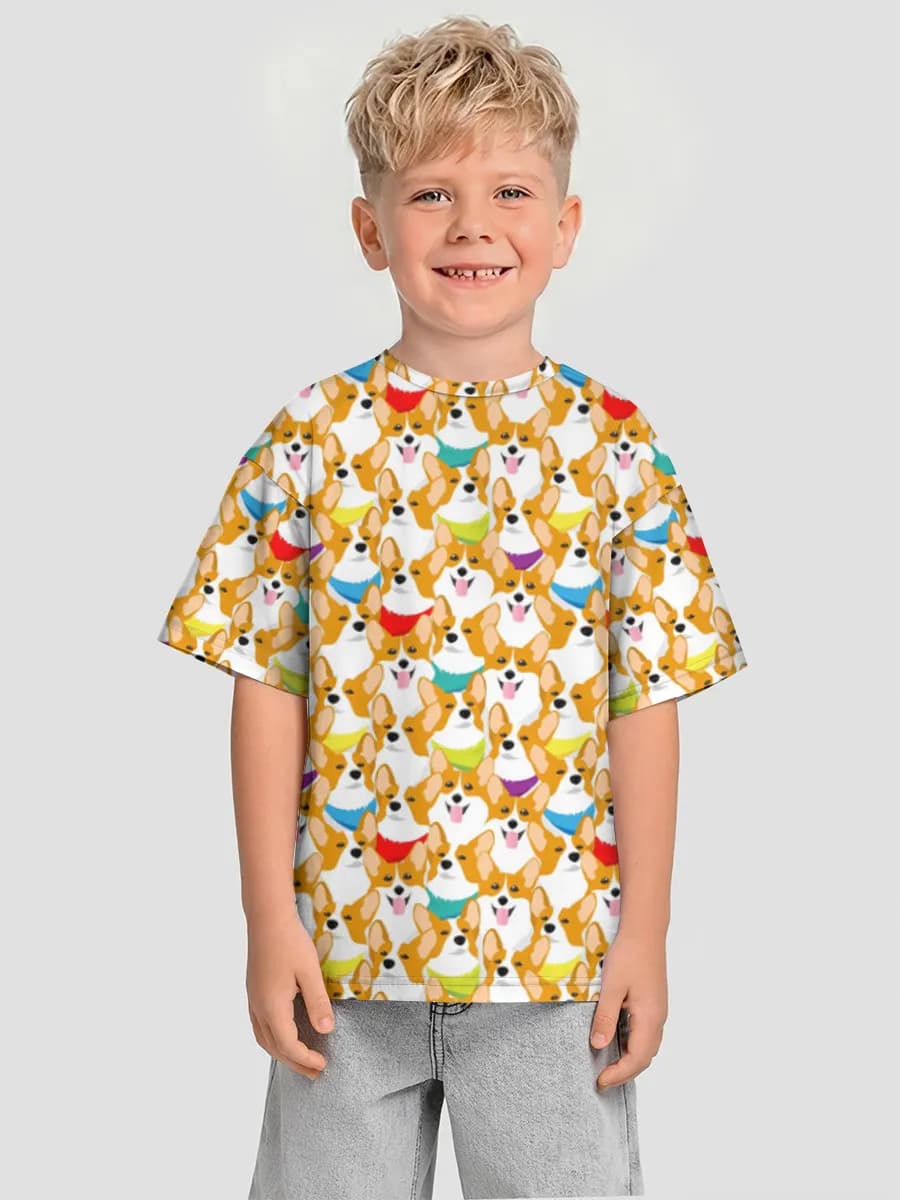 Camiseta Oversize de Algodón Niño