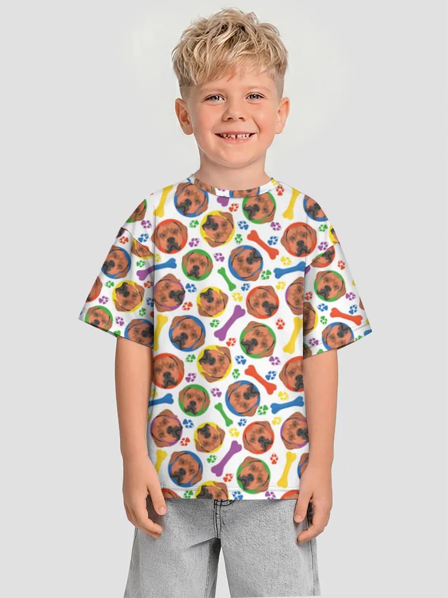 T-shirt coton oversize garçon