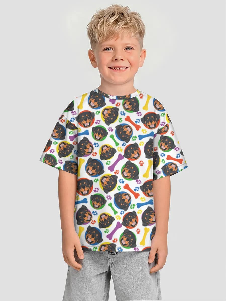 T-shirt coton oversize garçon