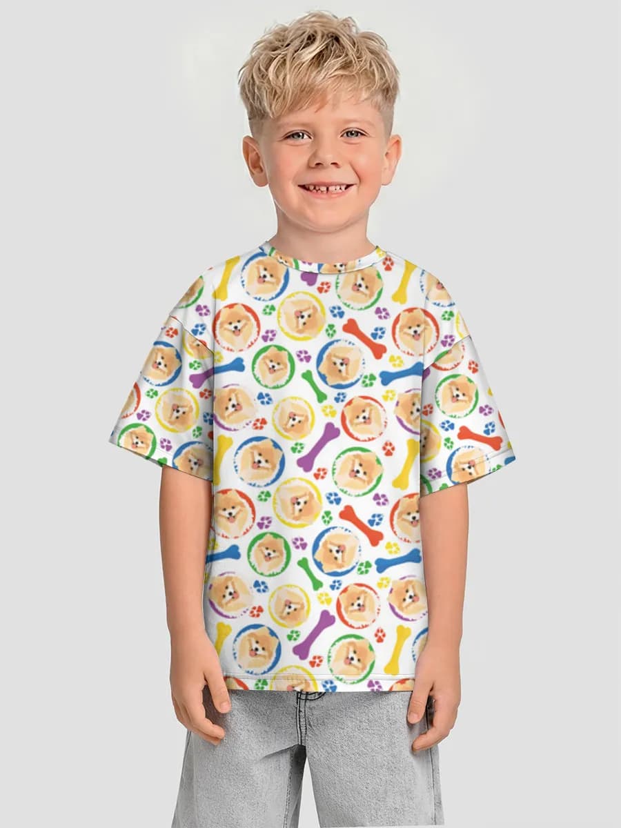 Camiseta Oversize de Algodón Niño