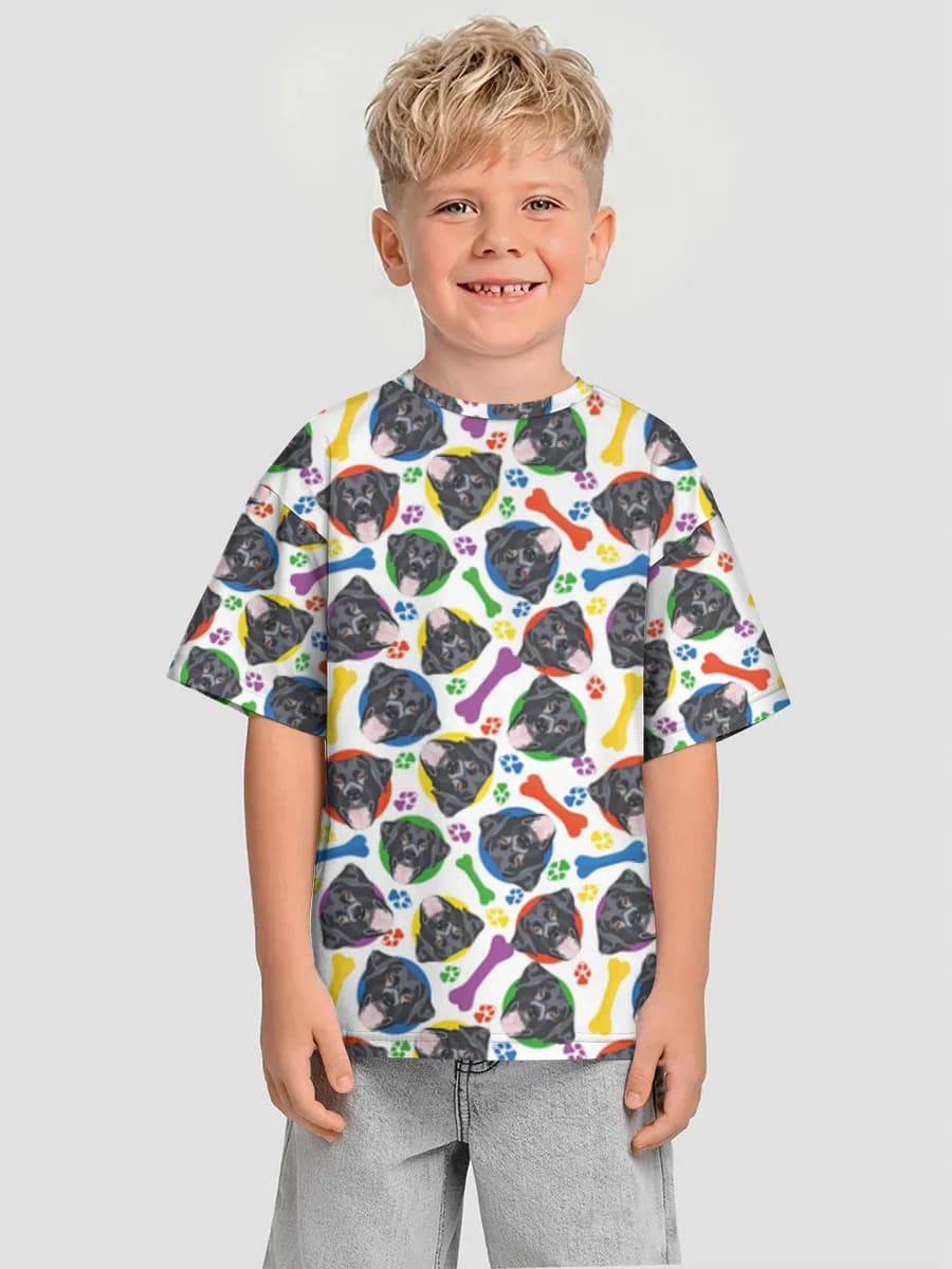 T-shirt coton oversize garçon