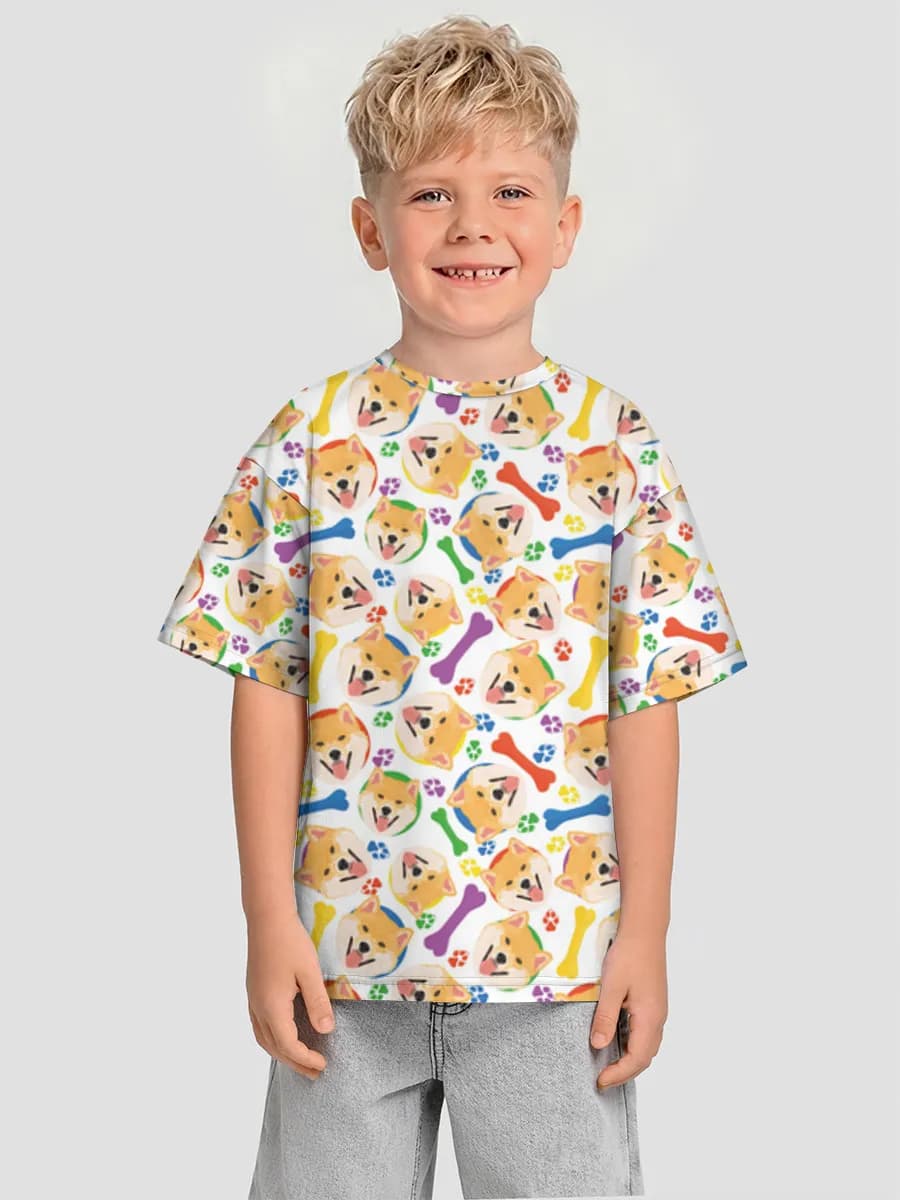 T-shirt coton oversize garçon