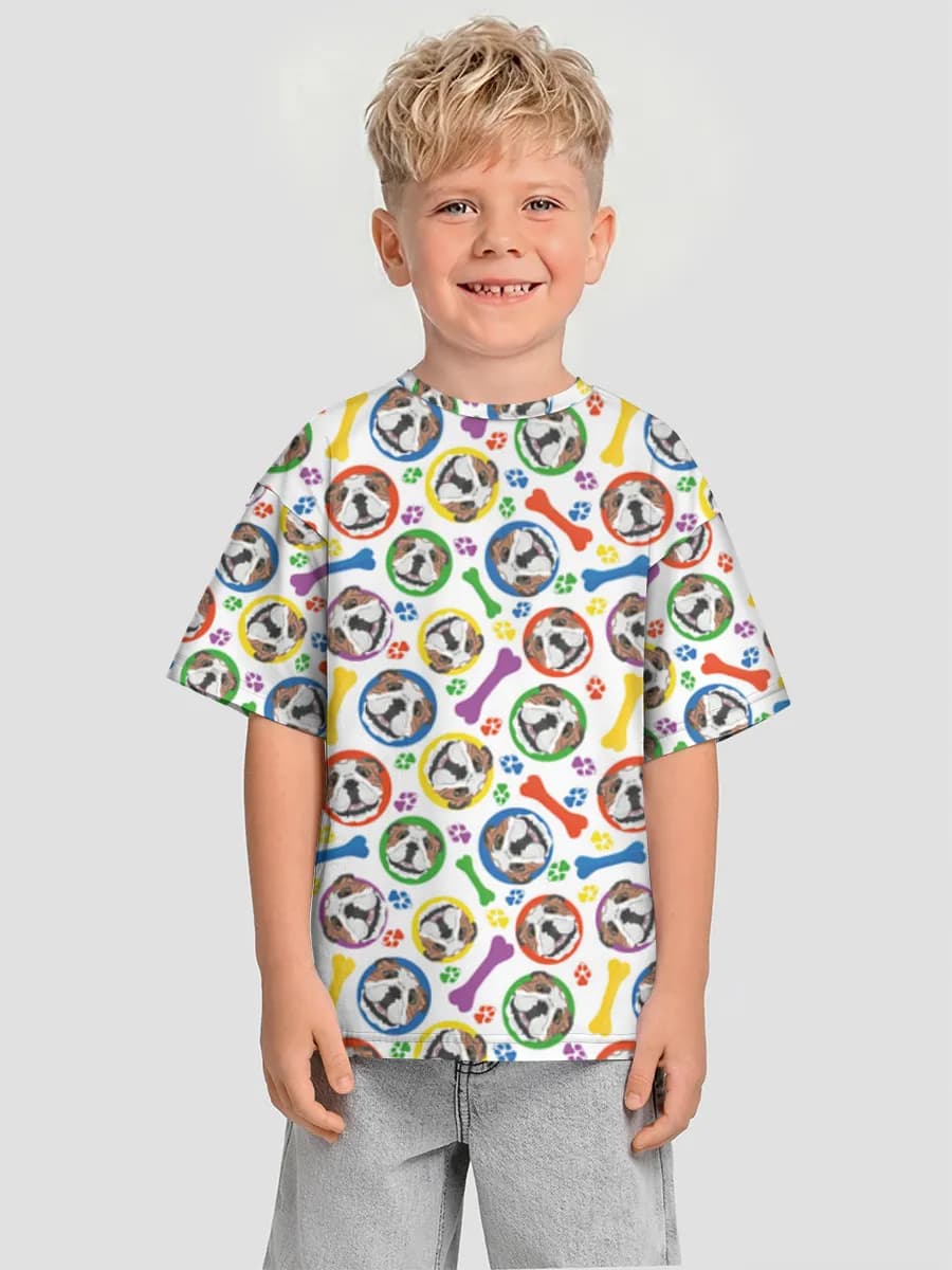 T-shirt coton oversize garçon