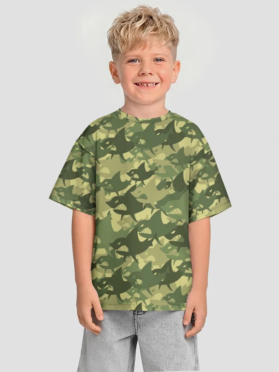 男の子 ビッグシルエット コットンTシャツ