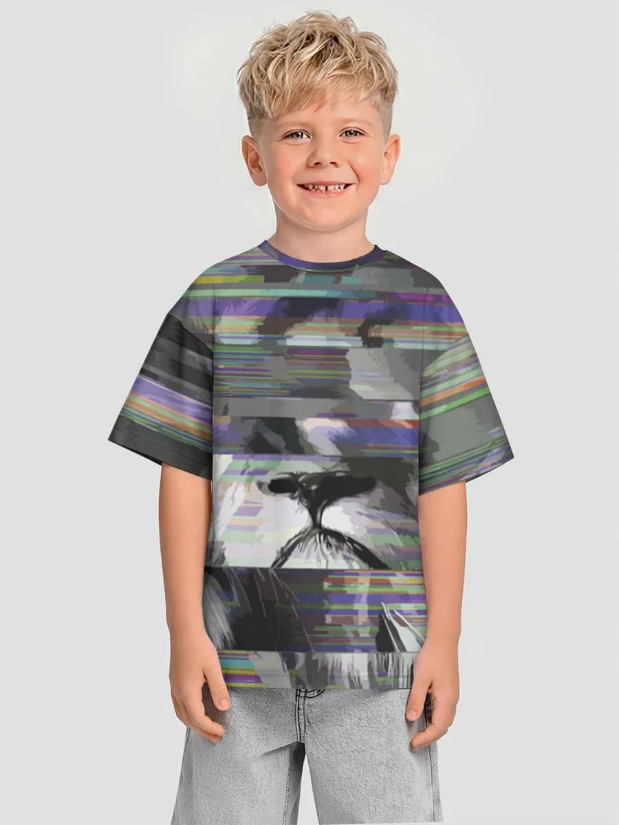T-shirt coton oversize garçon