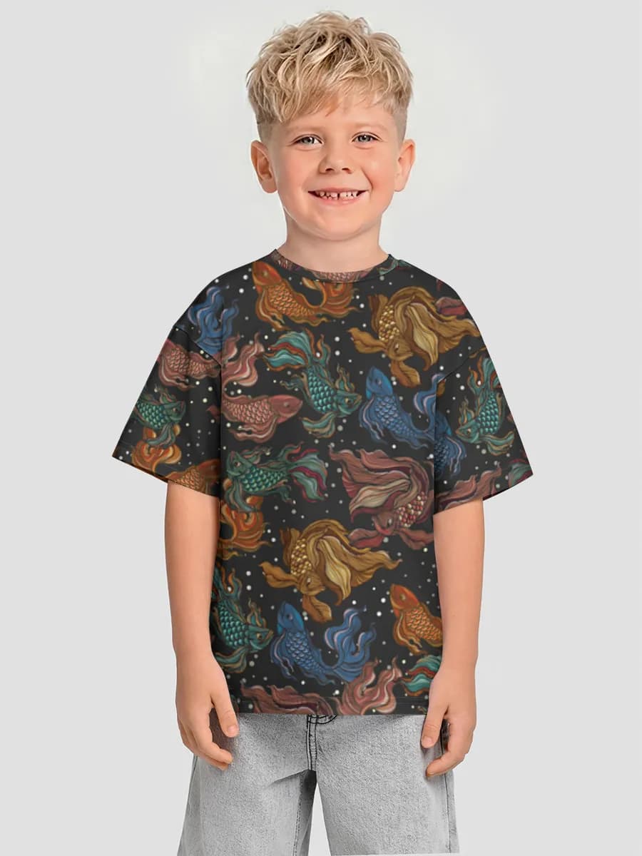 T-shirt coton oversize garçon