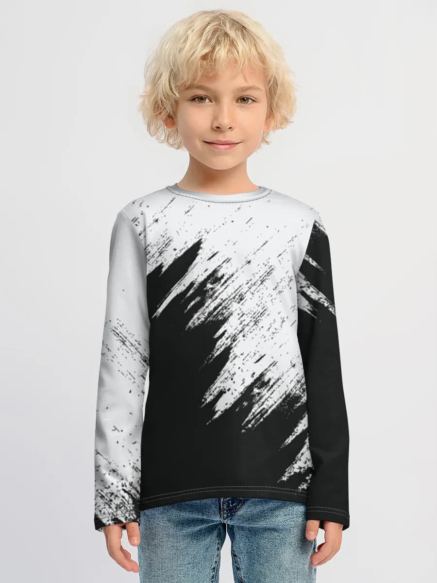 Camiseta Manga Larga de Algodón Niño