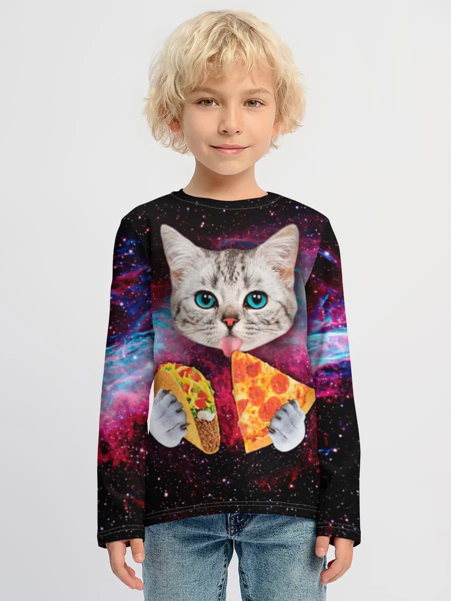 Boys' cotton long sleeve shirt