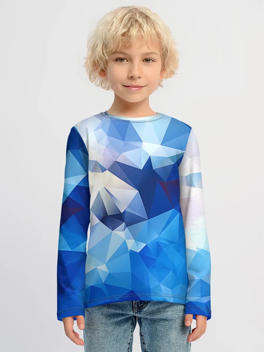 Boys' cotton long sleeve shirt