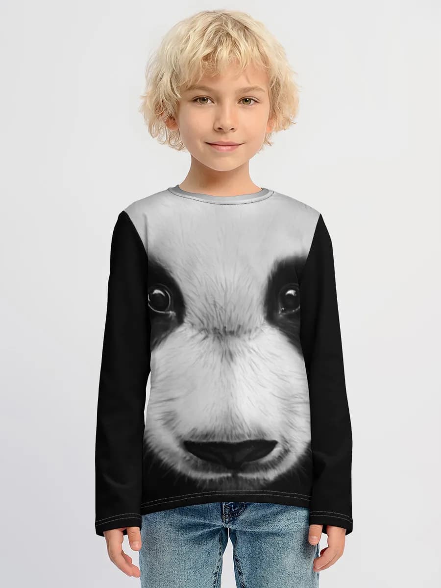 Boys' cotton long sleeve shirt