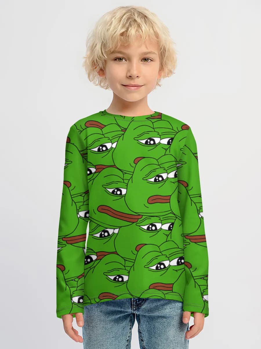 Boys' cotton long sleeve shirt
