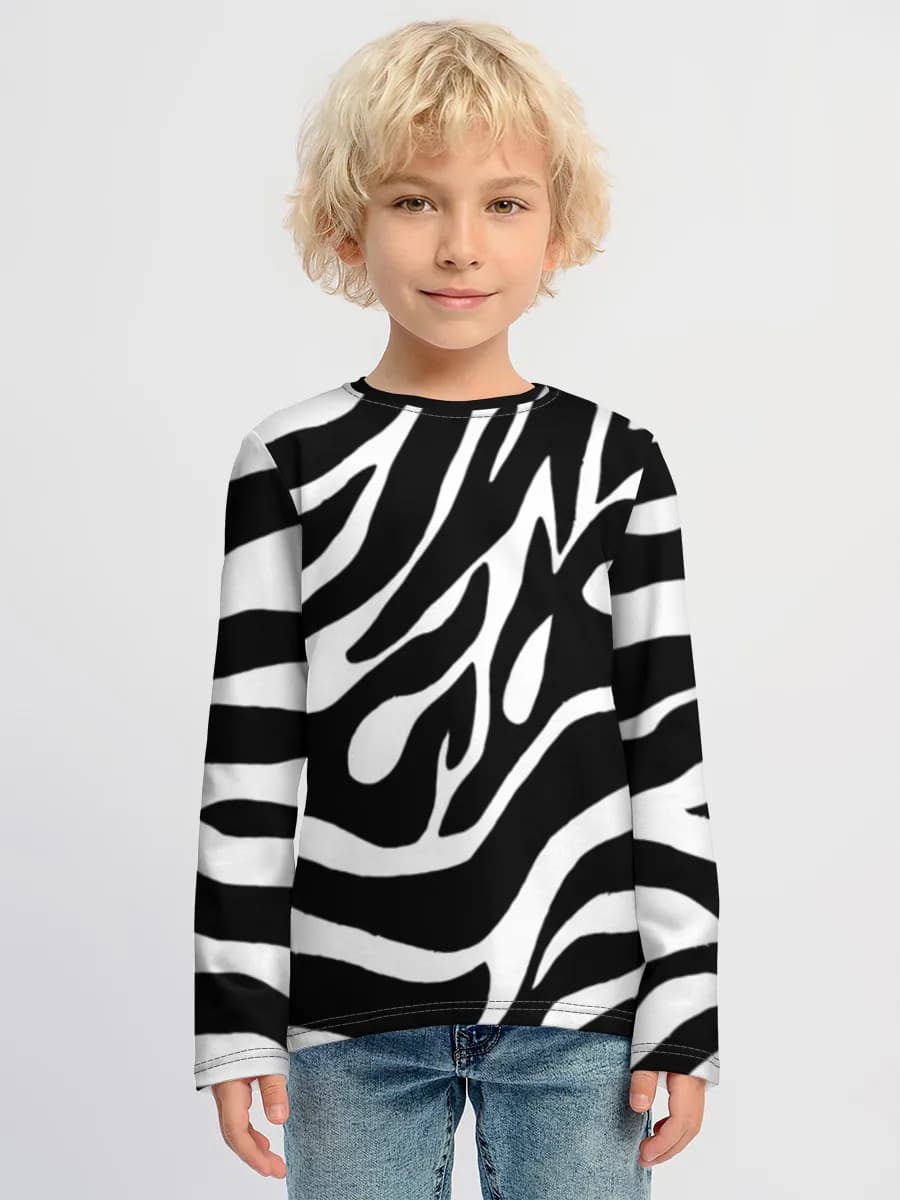 Boys' cotton long sleeve shirt
