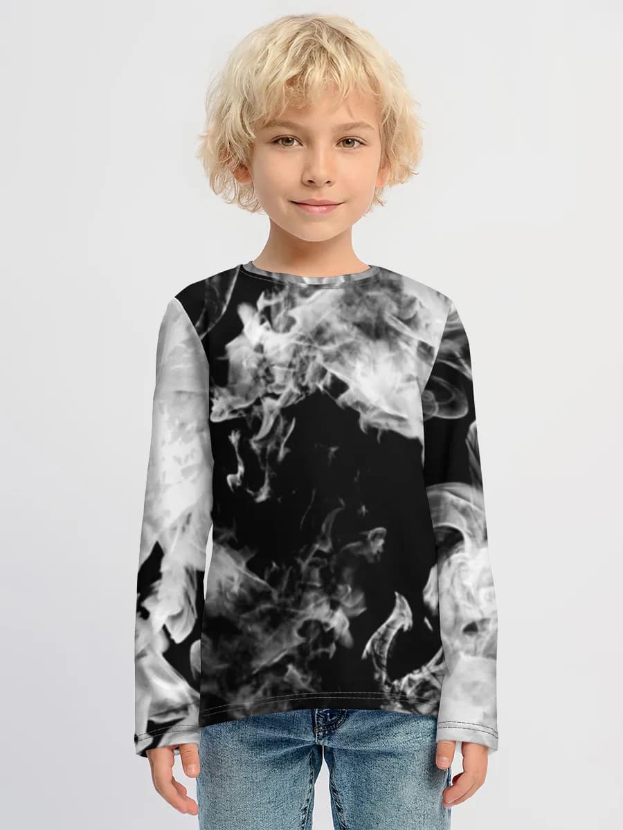 Camiseta Manga Larga de Algodón Niño