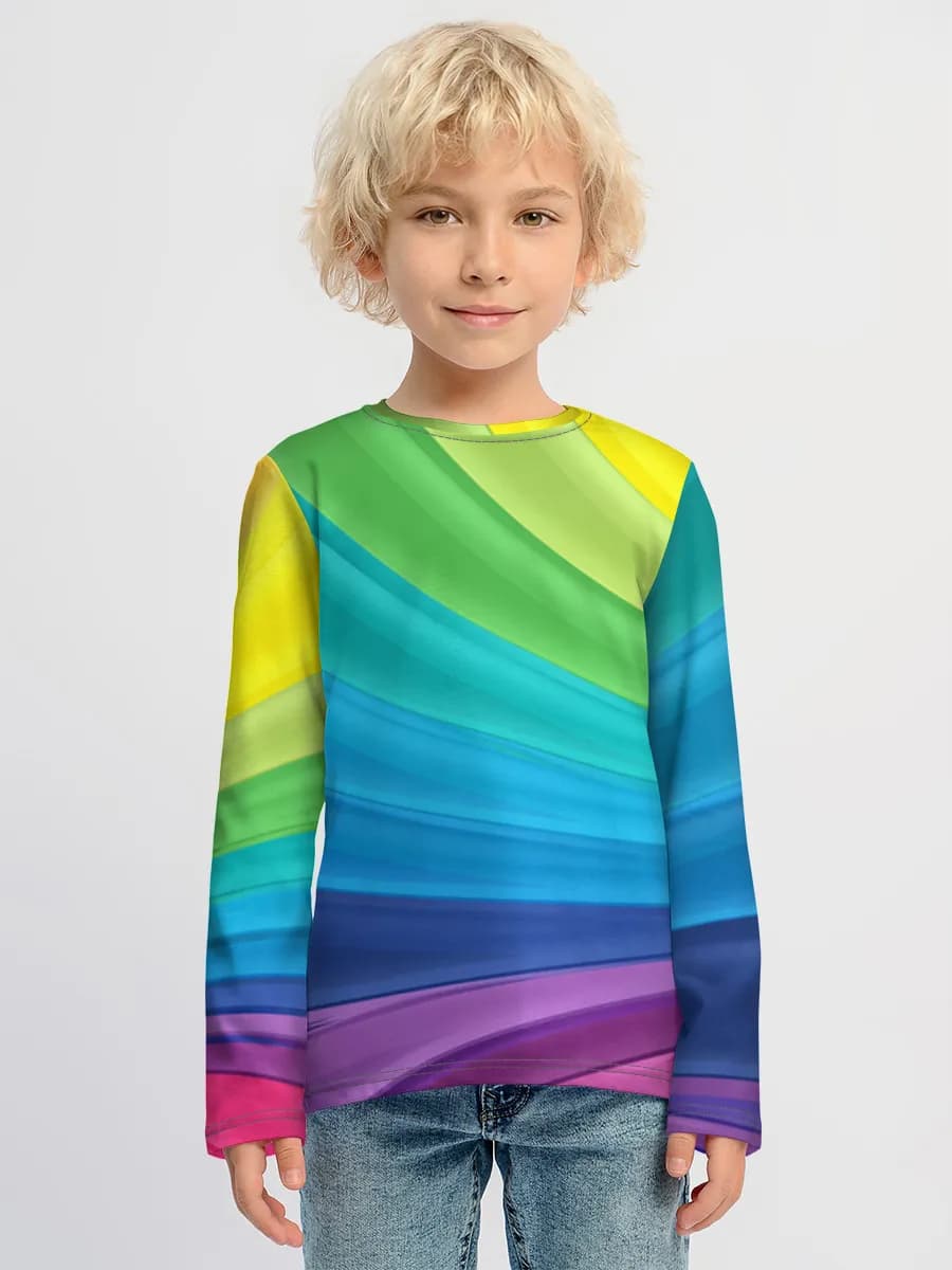T-shirt manches longues coton garçon