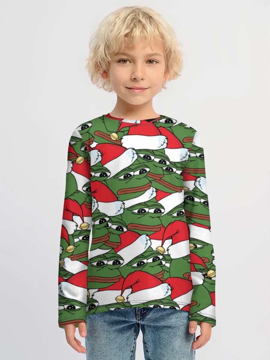 Boys' cotton long sleeve shirt