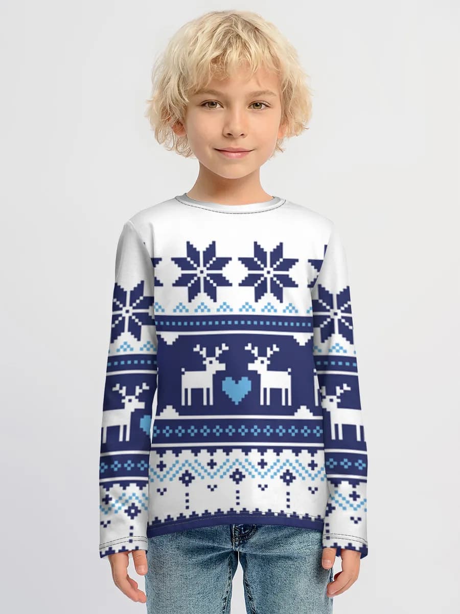 T-shirt manches longues coton garçon