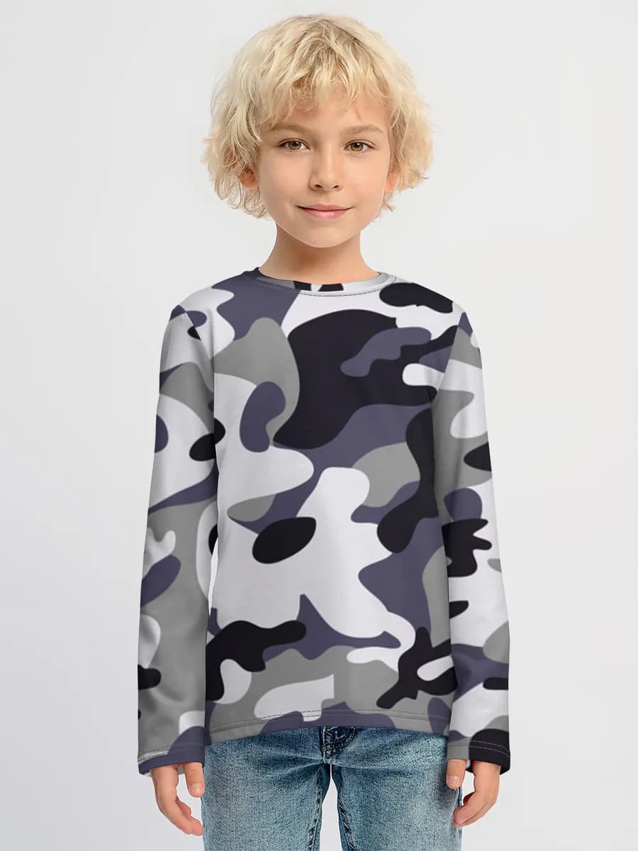 Camiseta Manga Larga de Algodón Niño