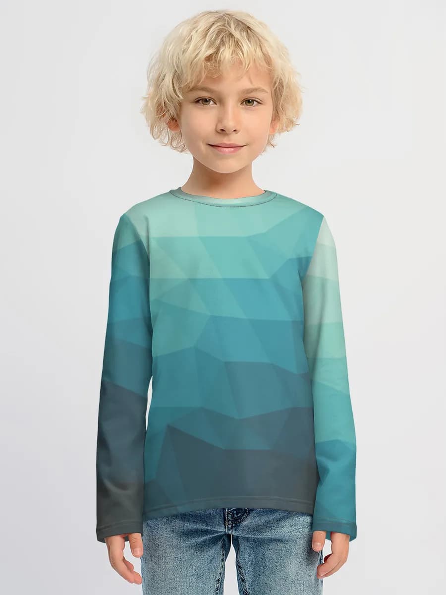 Boys' cotton long sleeve shirt