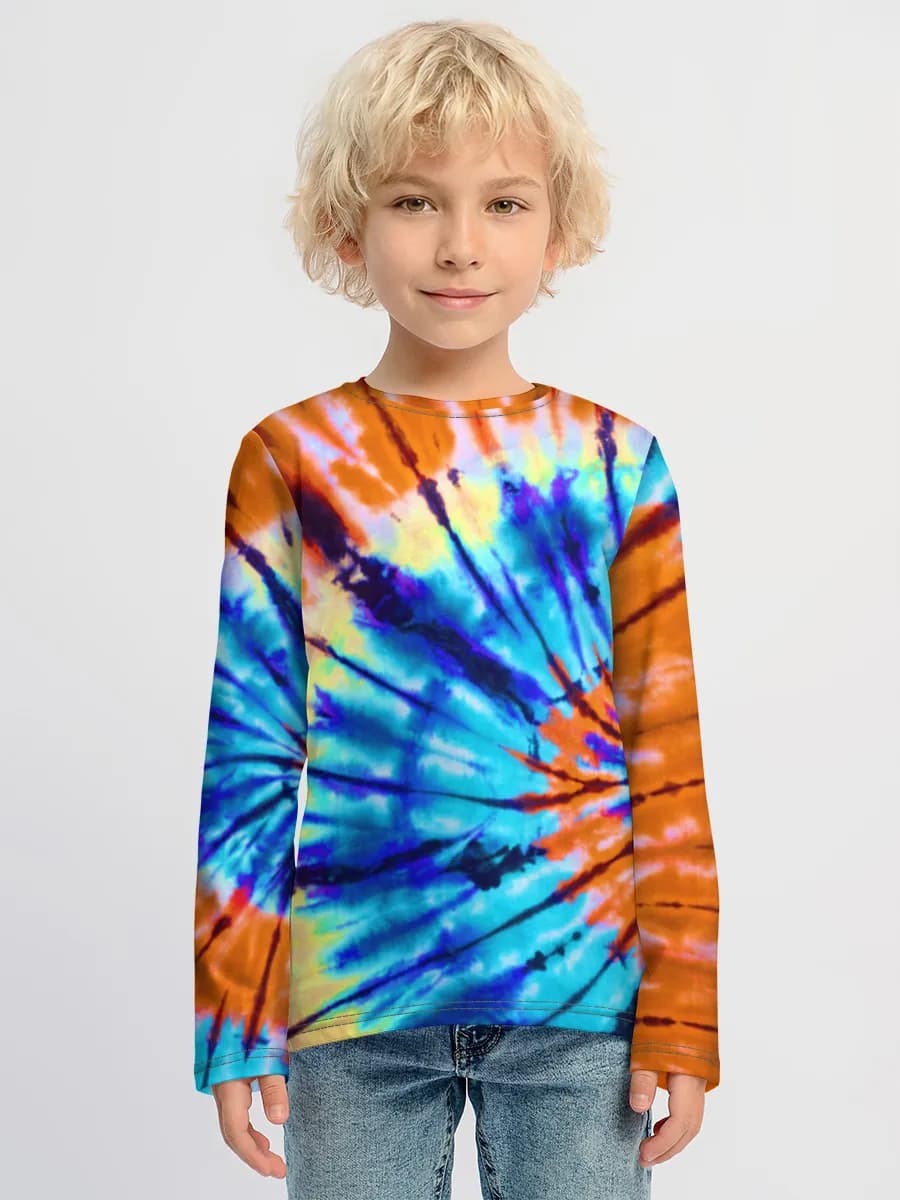 Baumwoll-Langarmshirt Jungen