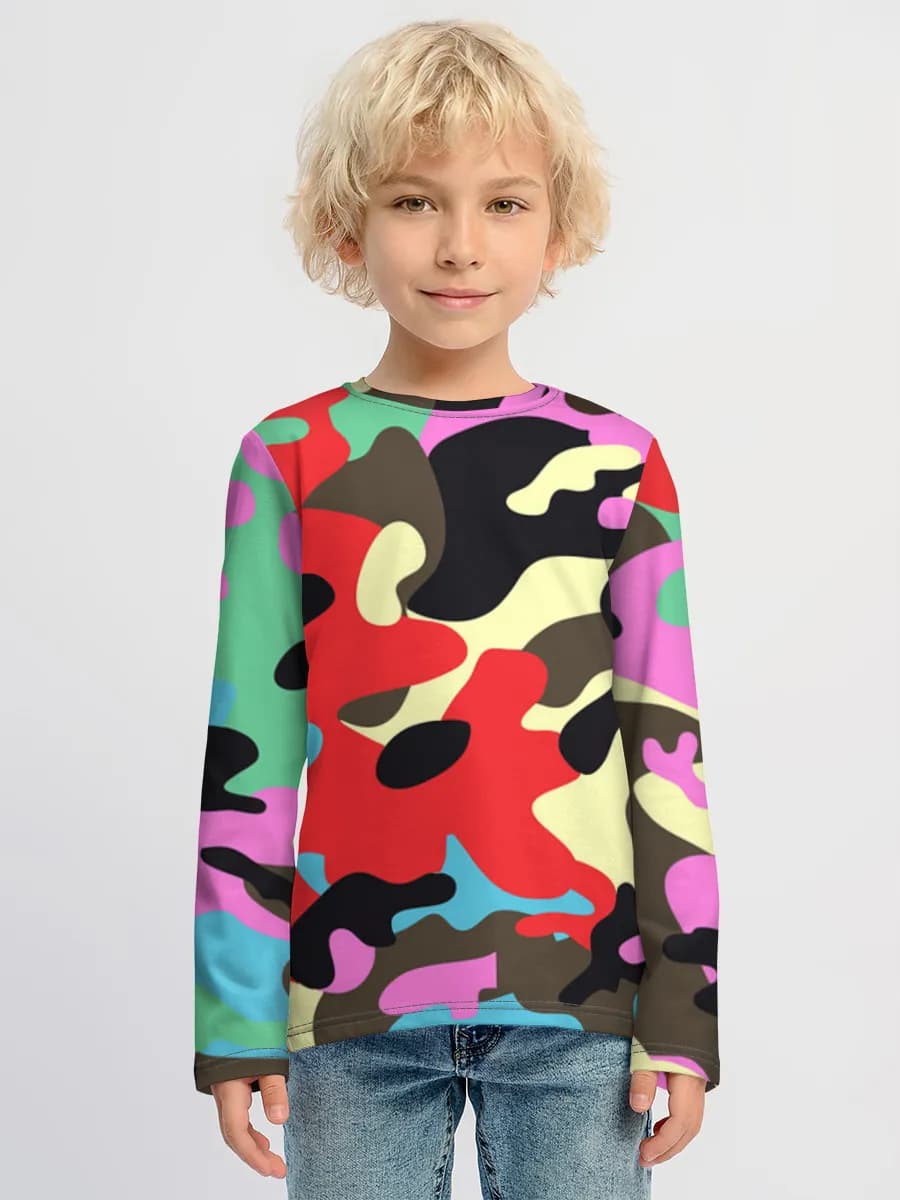 T-shirt manches longues coton garçon