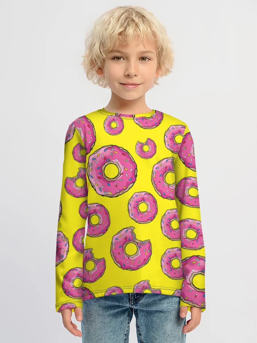 Boys' cotton long sleeve shirt