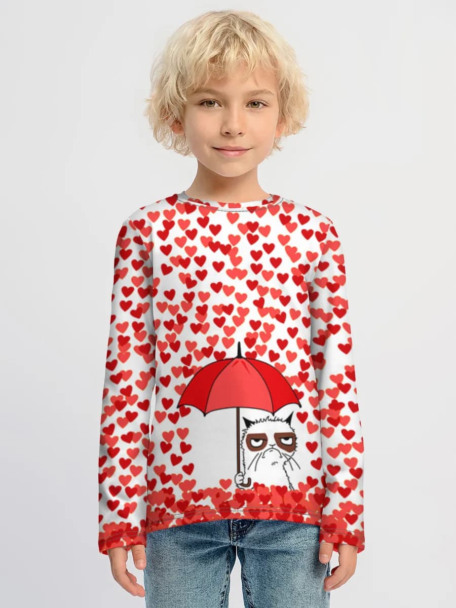 Boys' cotton long sleeve shirt