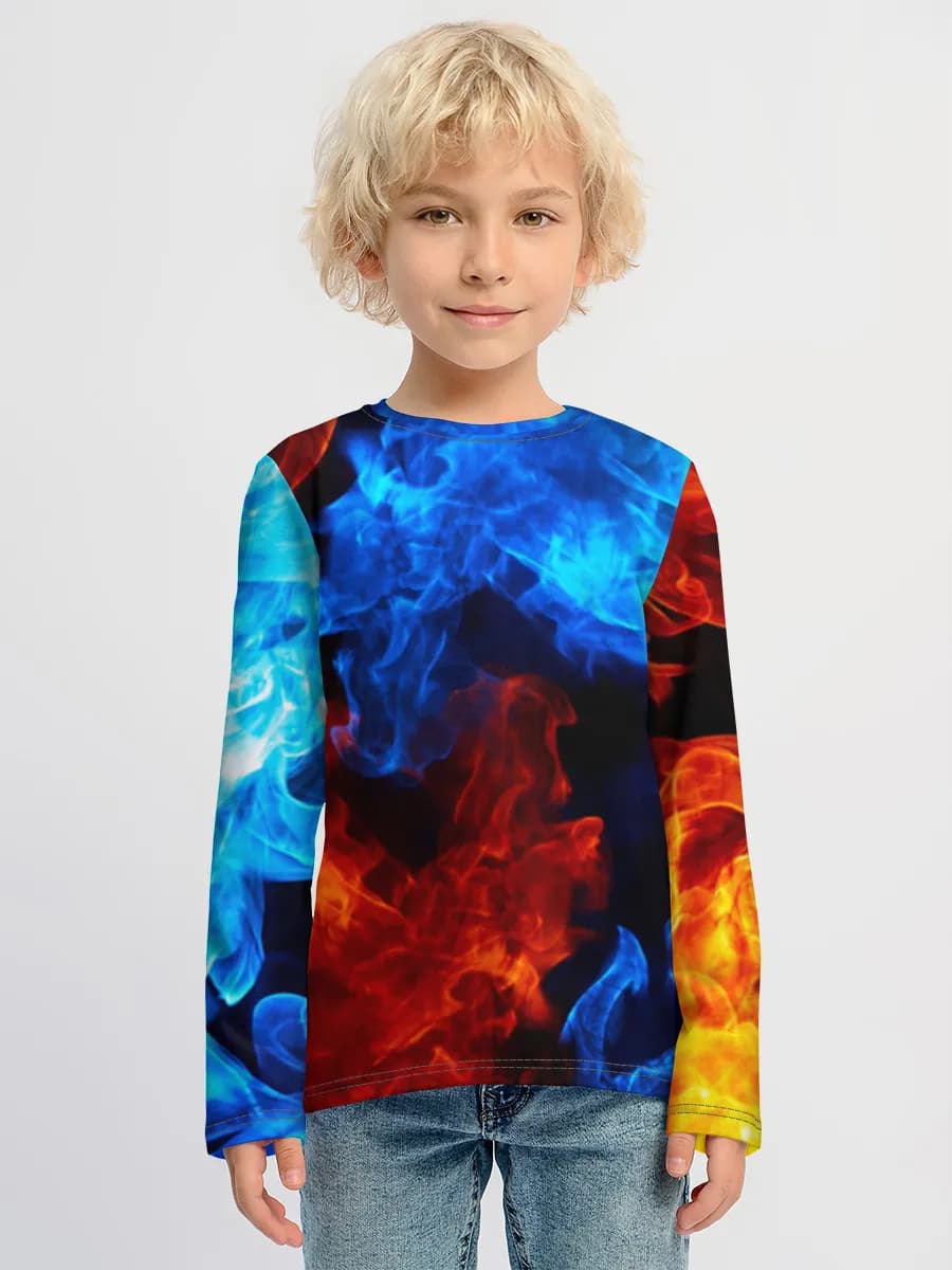 T-shirt manches longues coton garçon