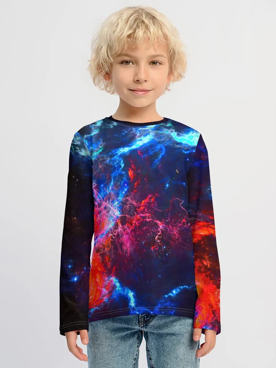 T-shirt manches longues coton garçon