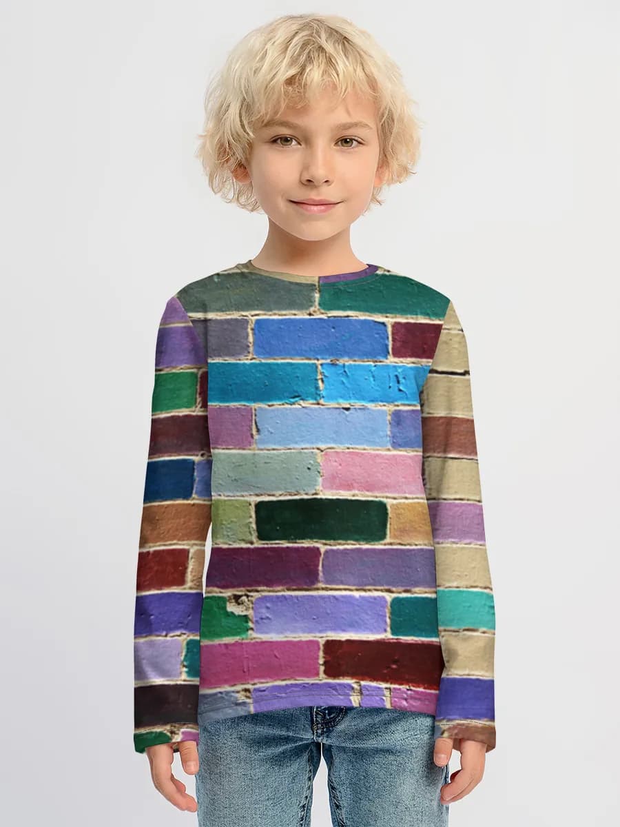 T-shirt manches longues coton garçon