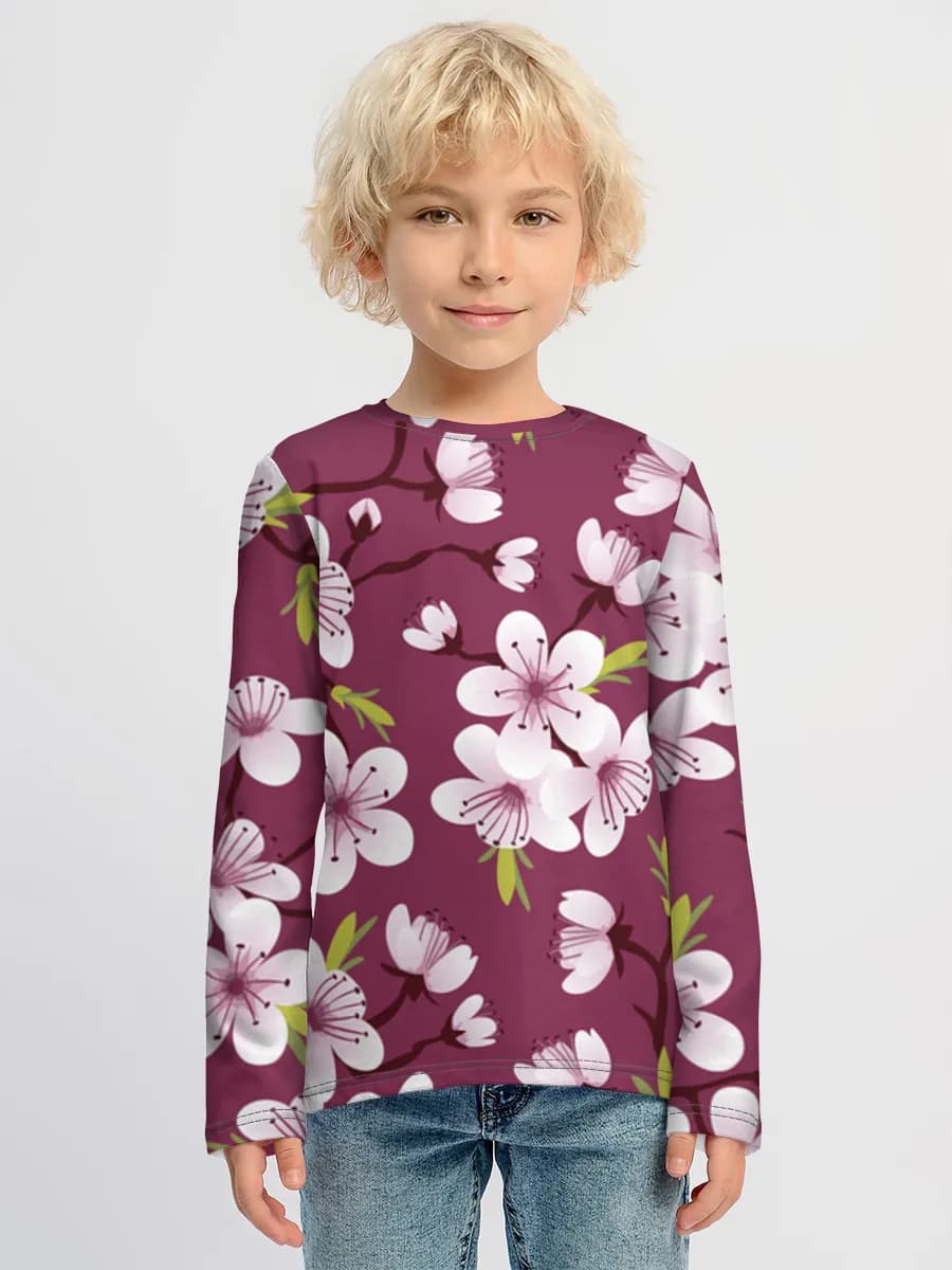 T-shirt manches longues coton garçon