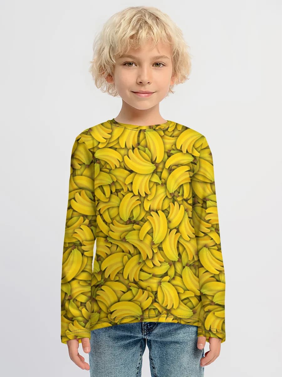 Boys' cotton long sleeve shirt